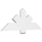 Ekena Millwork Kennewick Architectural Grade PVC Gable Bracket, 48"W x 18"H x 2"D x 6"F, 9/12 Pitch GBP048X18X0206KEN00 - alternate 1